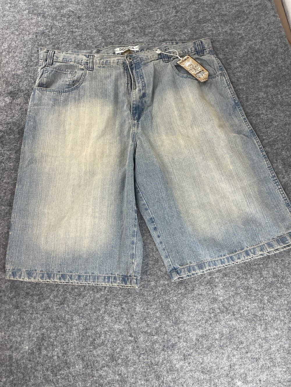 Vintage Dodeca Jeans Shorts Mens 48 Blue Capri Pants Faded A1